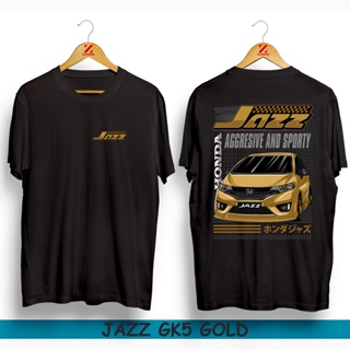 เสื้อยืด พิมพ์ลาย DISTRO JAZZ GK5 GOLD Car CLUB สําหรับผู้ชาย ผู้หญิง