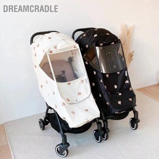 BDreamcradle ผ้าคลุมรถเข็นเด็ก กันน้ํา กันฝน ลายหมีน่ารัก สําหรับเดินกลางแจ้ง