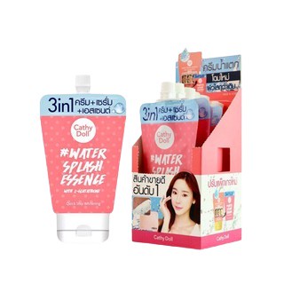 (กล่องx6ซอง) Cathy Doll Water Splash Essence With L-Glutathione เคที่ดอลลื ครีมน้ำแตก 6 กรัม