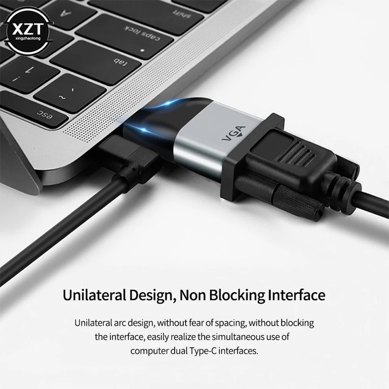 USB C To HDMI Dp Mini Dp Vga อะแดปเตอร์ USB ประเภท C HDMI 4KConverter สำหรับ Samsung Huawei P30