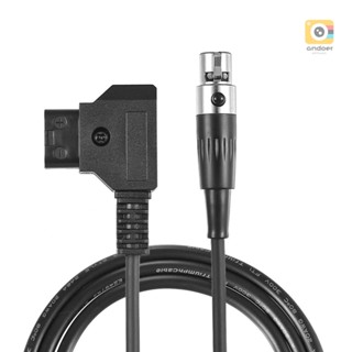 Andoer สายเคเบิ้ล D-Tap Male to (Tinny) MINI XLR 4 Pin ยาว 100 ซม. สําหรับ VFM 5.6