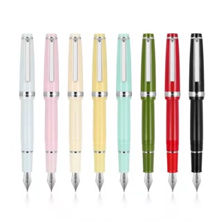 Penlab Jinhao ปากกาหมึกซึม อะคริลิค สีเงิน 82 สี สําหรับเขียนพู่กัน C7282