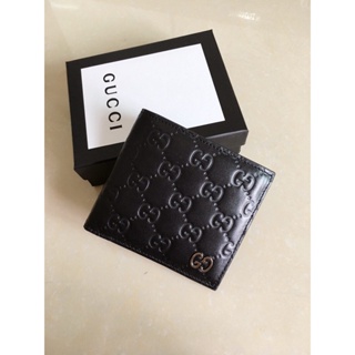 พรี​ ราคา2900 Gucci 473916 Wallet หนังวัว กระเป๋า​บัตร กระเป๋าสตางค์ กระเป๋าเงิน เหรียญ