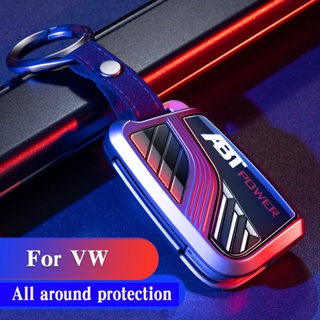 For VW Golf 7 Tiguan Touran 2017 Skoda Octavia A7 RS New Passat Lavida  POLO CC BORA Aerospace zinc alloy Key Cover Case