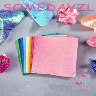 SOMEDAYZL Origami Paper Sparkled DIY Decorations Laser Stickers Holographic Vinyls Decal Set Vinyls Sheets