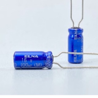 100uF 16V คาปาซิเตอร์ ELNA CAPACITOR ลำโพง วงจรขยายเสียง 0918 (4ชิ้น/Pcs.)