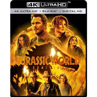 4K UHD หนังใหม่ เสียงไทยมาสเตอร์ Jurassic World Dominion จูราสสิค เวิลด์ ทวงคืนอาณาจักร