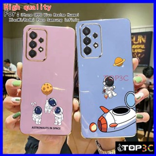 เคส Samsung A32 A52 A52S A13 A23 A53 5G A72 A73 5G เคสโทรศัพท์มือถือ ลายดาวอวกาศ Nasa สําหรับ XQ