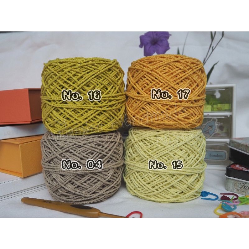 เชือกฟอกขนาด100g  #04 #15 #16 #17#