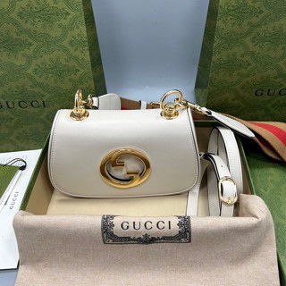 🔥ผ่อนได้🔥Gucci Mini bag with round Interlocking G Size 22 cm งาน Original อุปกรณ์ : Full Box Set [ กระเป๋าสะพายข้าง ]