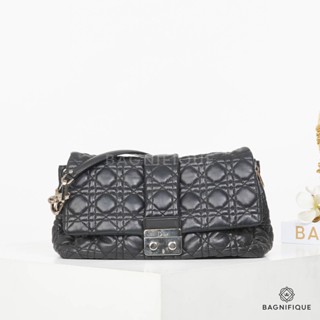 DIOR SHOULDER BLACK LAMBSKIN SHW