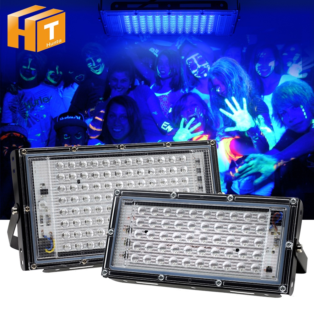 UV DJ Disco Light 100W 150W Stage Light 395nm 400nm อัลตราไวโอเลต Floodlight 220V เรืองแสงไฟปาร์ตี้ 