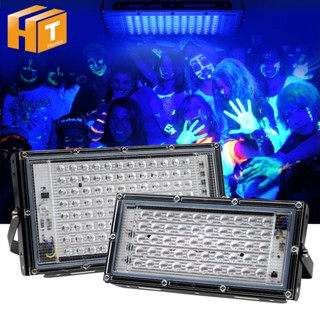 UV DJ Disco Light 100W 150W Stage Light 395nm 400nm อัลตราไวโอเลต Floodlight 220V เรืองแสงไฟปาร์ตี้ Stage Backlight