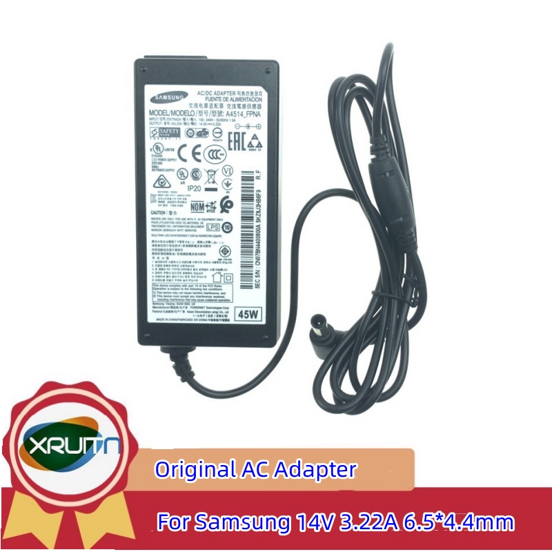 Samsung 14V 3.22A 45W Original AC Adapter Charger A4514-FPNA สําหรับ SAMSUNG TV Monitor SOUNDBAR HW-