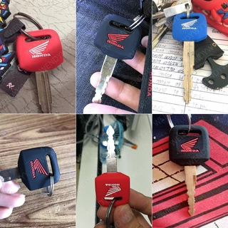 เคสกุญแจรีโมทรถจักรยานยนต์ แบบยางซิลิโคน สีสันสดใส สําหรับ Honda Msx 125 Rebel 300 Wave 100 Grom cb300 cbr300