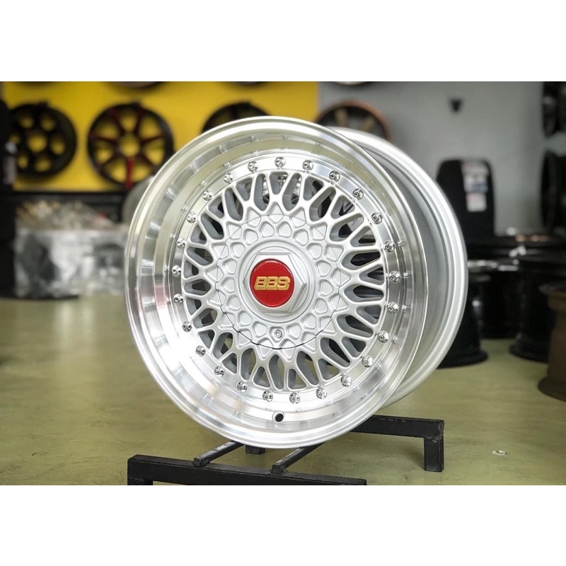 4วง / BBS RS ขอบ15 4/100-114 กว้าง7 ออฟ20