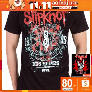 เสื้อวง Slipknot เสื้อยืด สลิปน็อต เสื้อวินเทจ เสื้อยืดผช เสื้อวินเทจ RCM1449