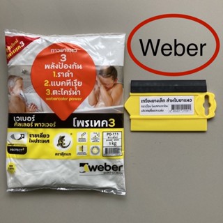 Top store ยาแนว กันราดำ กันซึม กาวยาแนวกระเบื้อง ตราตุ๊กแก Weber 1 kg ยาแนวร่องกระเบื้อง