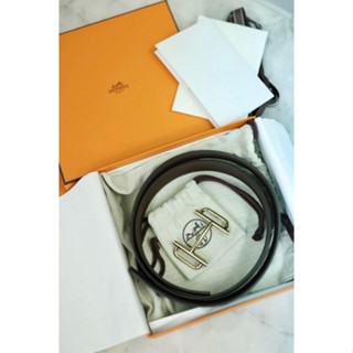 เข็มขัด hermès hermes ของแท้ 10000% ไซส์ 90 อุปกรณ์ครบ