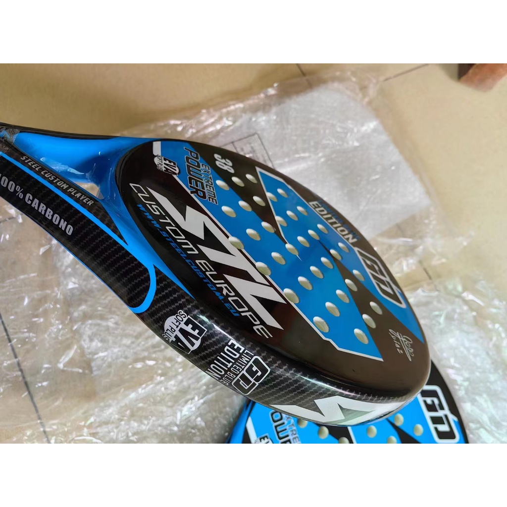 ATennis Racket Beach Racket Padel 100% Carbon Fiber Power Eva Soft Plus 360g Adult Training Entertainment Outdoor Sports #5