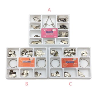 Sectional Contoured Matrices Matrix Bands with Springclip No.1.330