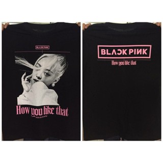 เสื้อยืดผ้าฝ้ายT-shirt Jennie Blackpink เสื้อยืด