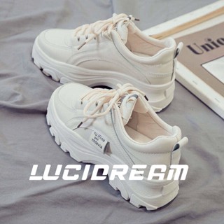 LUCIDREAM รองเท้าผ้าใบ รองเท้า รองเท้าผ้าใบผู้หญิง 2022สินค้ามาใหม่ เกาหลี ใส่สบายๆ สไตล์สปอร์ต Trendy ทันสมัย รุ่นใหม่ Korean Style FS047951-8 36Z230909