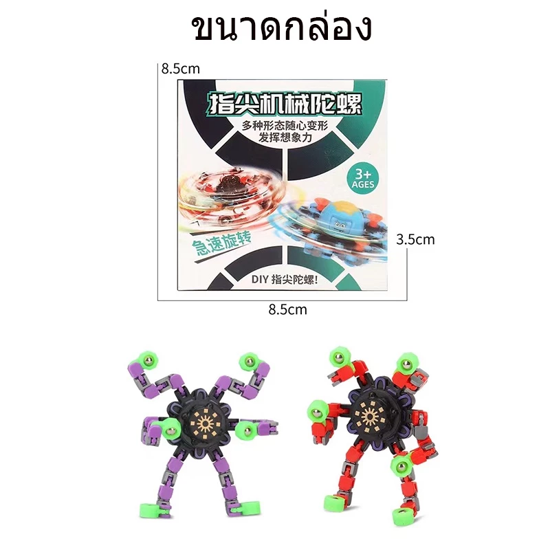 สปินเนอร์ หลากสีสัน ของเล่นคลายเครียด สําหรับเด็ก ผู้ใหญ่ ไจโรสโคปเครื่องกล ฟิดเจ็ตสปินเนอร์ ของเล่นเด็ก 2022 thumbnail 5