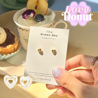 ต่างหู Love Donut earrings - TheGreenBox