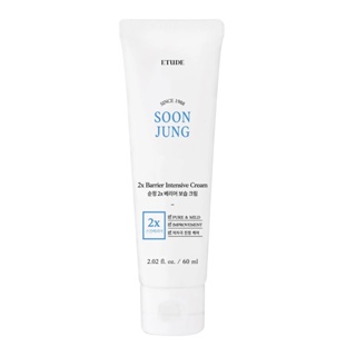 Etude Soon Jung 2x Barrier Intensive Cream 60ml แท้ สลากไทย EXP2025