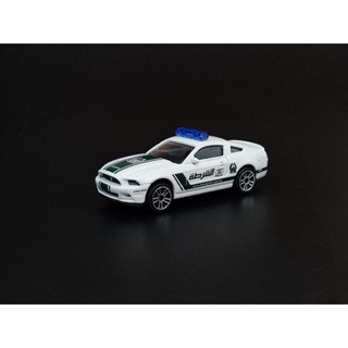 majorette ford mustang boss สีขาว ลายตำรวจดูไบ