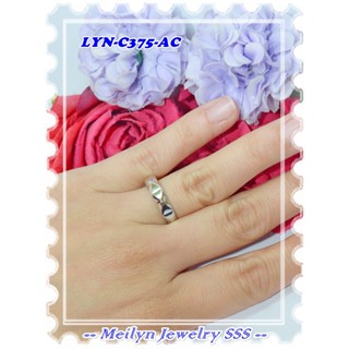 Lyn-c375-ac แหวนชุบทอง 18K แบรนด์แท้ Meilyn