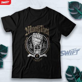 เสื้อยืด พิมพ์ลาย MMA DISTRO สไตล์ไทย