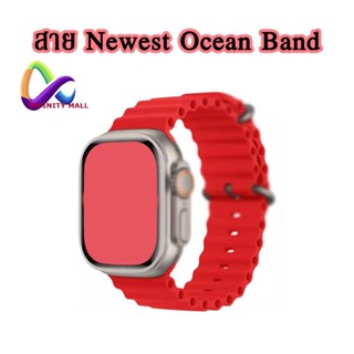 สาย Ocean สำหรับ Apple watch ultra / 8 / 7 / 6 / 5 38 40 41 42 44 45 mm band