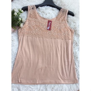 เสื้อทับ/เสื้อซับในผ้าสเปนเด็ก ตกแต่งลูกไม้นิ่ม 3001 F/xL