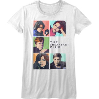 Womens Pop Art Breakfast Club Shirt เสื้อยืดชาย เสื้อคู่