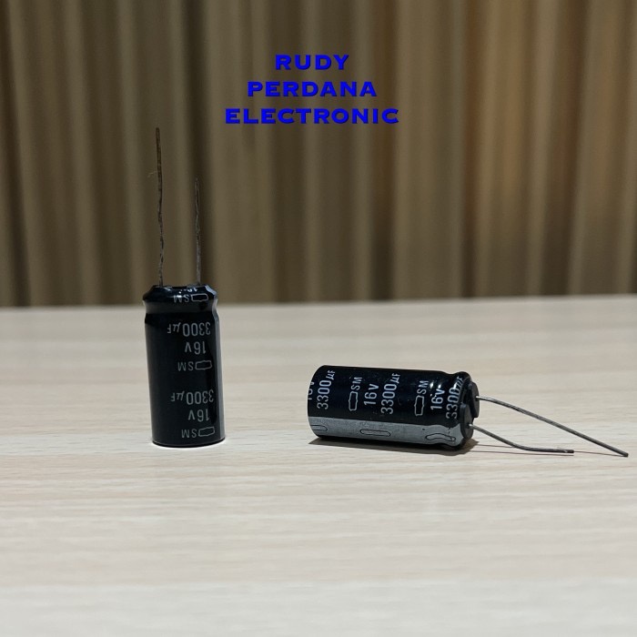 คาปาซิเตอร์ ELCO ELKO 3300UF 16V 3300 UF 16 VOLT
