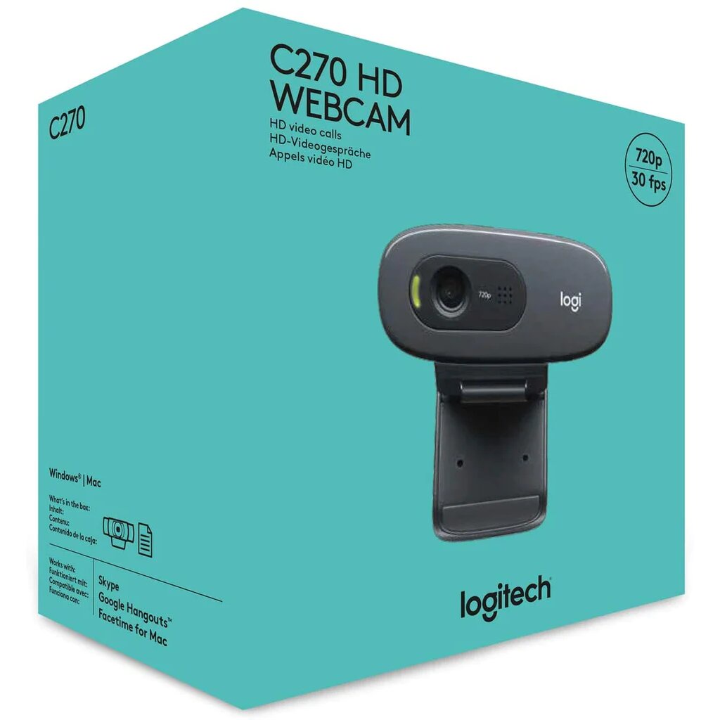 Logitech Webcam C270 720P 30fps ประกัน 2 ปี