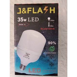 หลอดไฟ LED ยี่ห้อJ&amp;FLASH 35W.