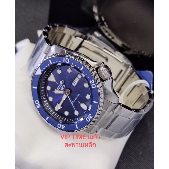 นาฬิกาผู้ชาย SEIKO Automatic new logo รุ่น SRPD51K1 SRPD51K SRPD51 หน้าปัดสีน้ำเงิน