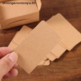 Strongaromonyu การ์ดเปล่า 4.5*8 ซม. สําหรับใส่นามบัตร ข้อความ และหนังสือ 100 ชิ้น