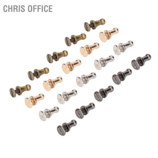 BChris Office หมุดย้ําหัวกลม ขนาดเล็ก สําหรับตกแต่งเสื้อผ้า รองเท้า กระเป๋า ปลอกคอสัตว์เลี้ยง Diy 40 ชุด