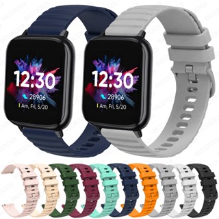 สายนาฬิกาข้อมือสมาร์ทวอทช์ ซิลิโคน แบบเปลี่ยน สําหรับ realme DIZO Watch 2