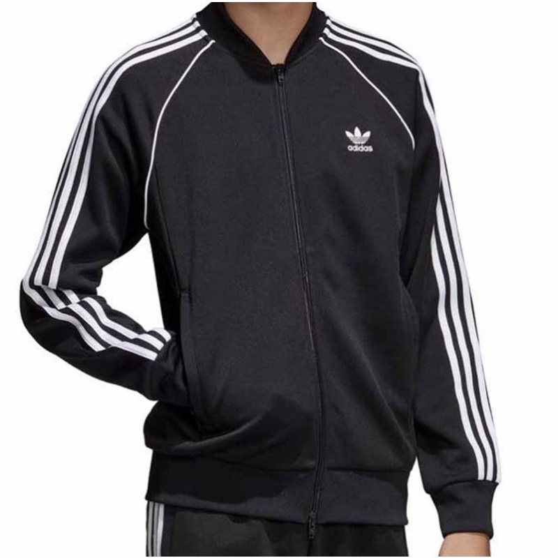 Adidas ORIGINALS เสื้อแทรคแจ็คเก็ต SST Kids Unisex Black DV2896 แท้💯%