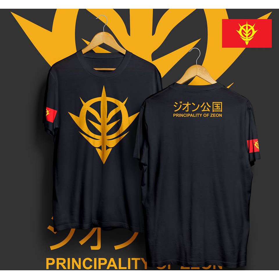 เสื้อยืด UnCart ใหม่ Gundam Zeon - Principity Of Zeon