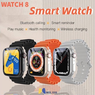 Iwo Series 8 Smart Watch T800 Ultra 1.99นิ้ว Nfc ไร้สายชาร์จบลูทูธโทร Ip68นาฬิกากันน้ำ MOLISA