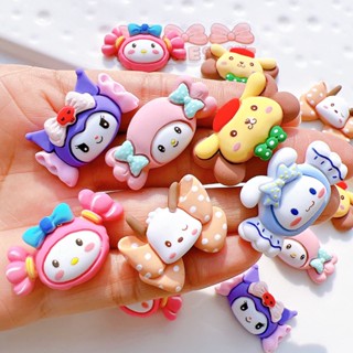 Sanrio สติกเกอร์เรซิ่น ลายการ์ตูน สีแคนดี้ แฮนด์เมด diy สําหรับติดตกแต่งรองเท้า