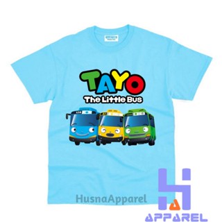 เสื้อยืด พิมพ์ลาย Tayo THE LITTLE BUS สําหรับเด็ก