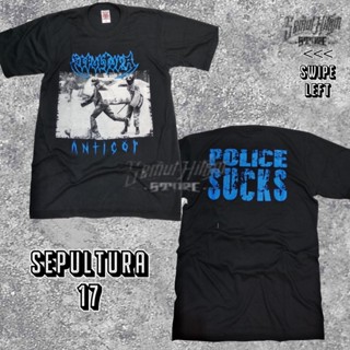 เสื้อยืด พิมพ์ลาย SEPULTURA วงดนตรี Builtup Metal Rebel ป้องกันการกระแทก