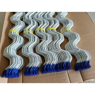 รางวายล็อคเหล็กชุปอลูซิงก์ พร้อมสปริงเคลือบ PVC อย่างดี ยาว 2 เมตร = 20 ชุด
